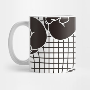 Sleeping Pets Vector Pattern Seamless Mug